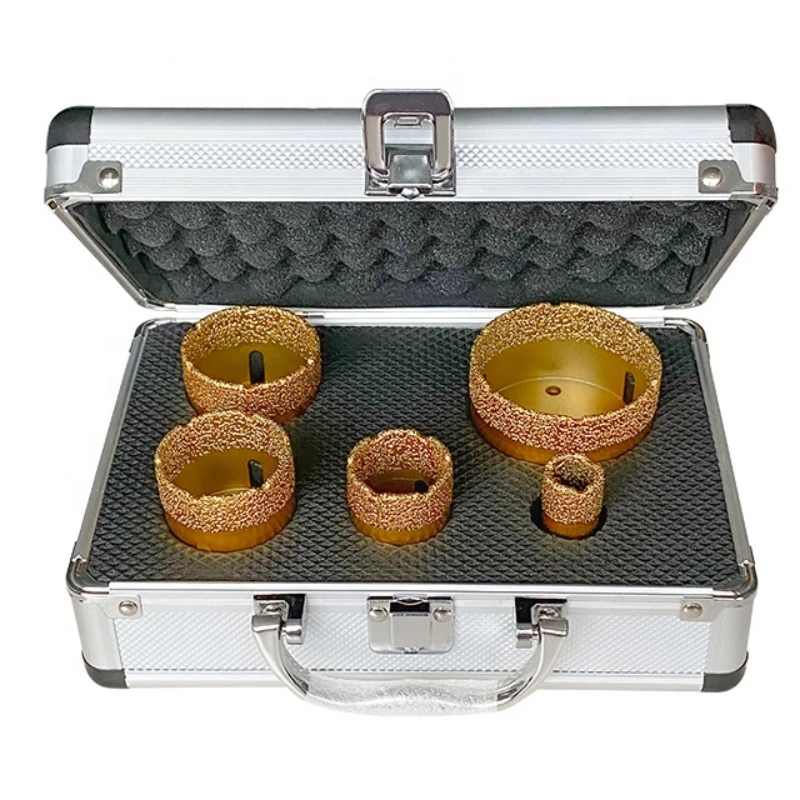 Vacuum brazed M14 diamond tools cutting drill core bit tiles diamond core drills diamond hole saws boring bit set