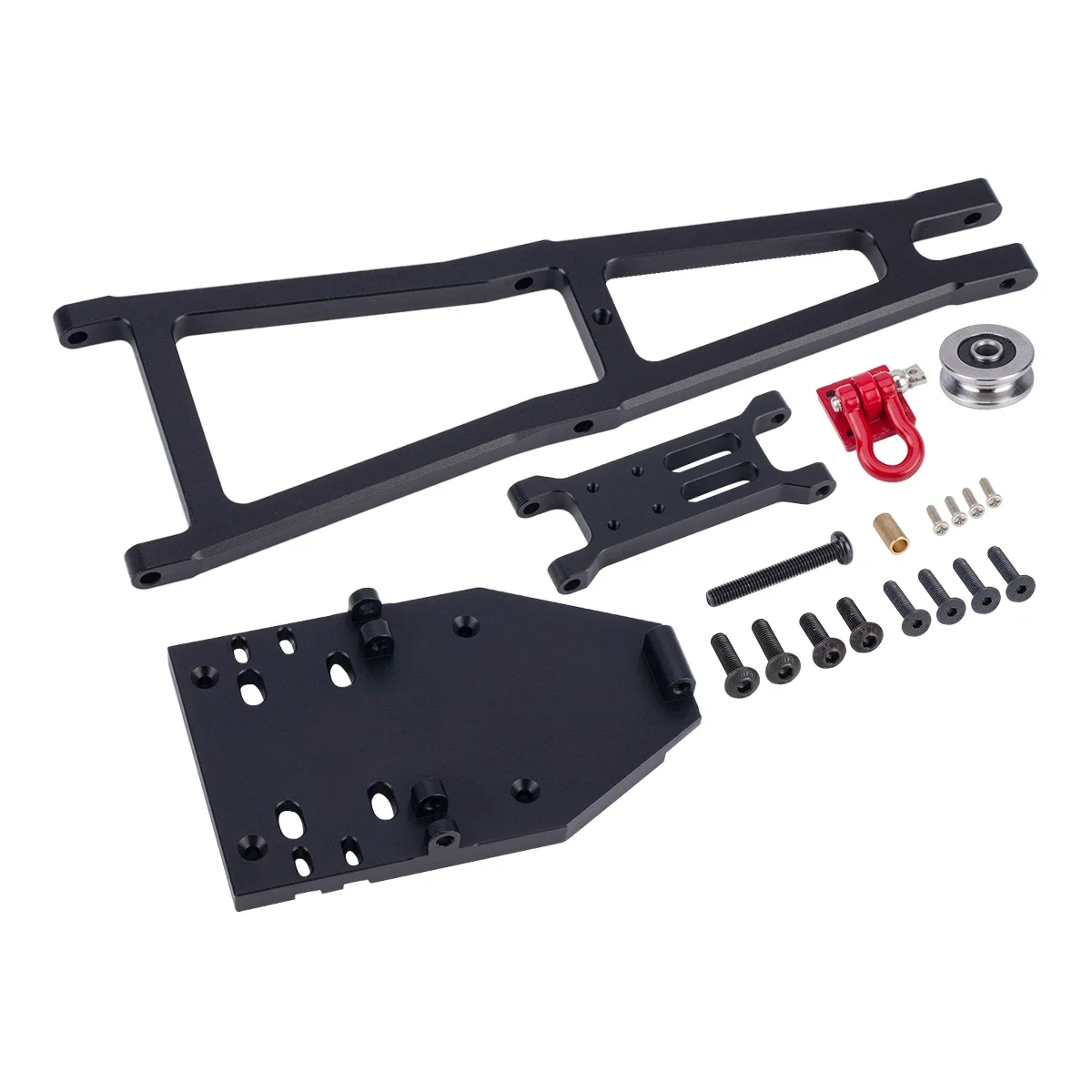 Kit de brazo de grúa de aluminio a escala 1/10, simulación para coche trepador RC 1/10, Capra Axial 1.9UTB Trail Buggy, actualización