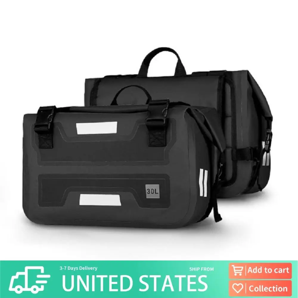 

30L Motorcycle Saddle Bag Large Capacity Travel Camel Bag Wear Resist Quick Release Bag Motorcycle Modification Accessories