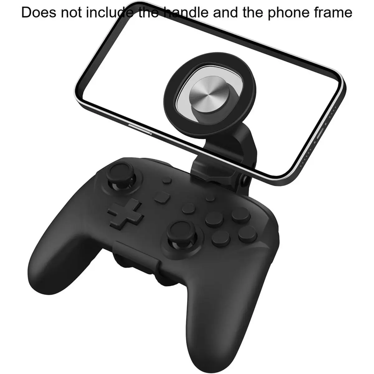 Magnetic Phone Clip for Game Controller, Adjustable Bracket for Switch Controller, Universal, Simple Stand for Switch