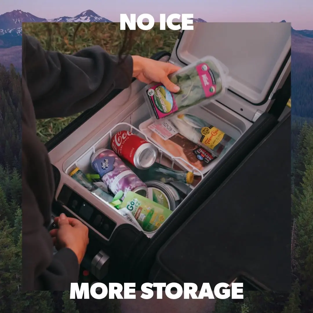 Dometic CFX3 35 36L Portable Electric Cooler Smokey Gray Compact Car Fridge Freezer for Outdoor Camping Travel