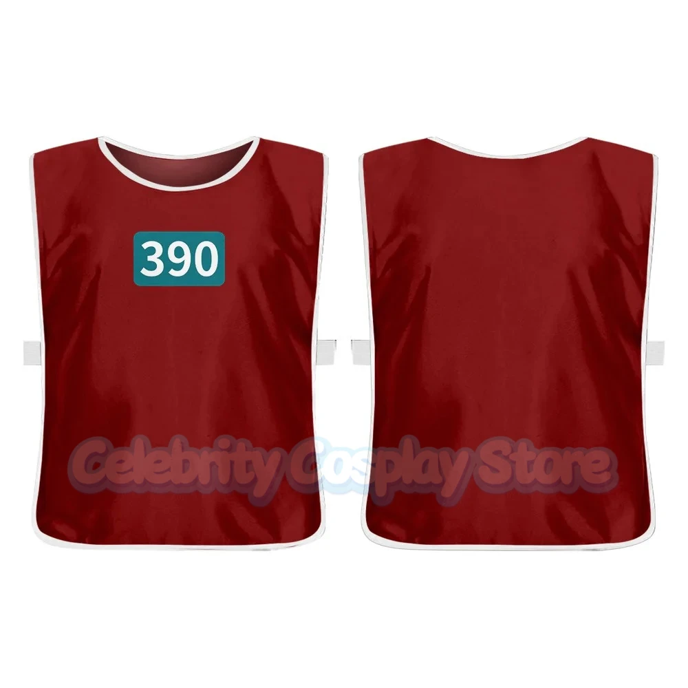 Korea TV Games Costume Disguise Seong Gi-Hun Cosplay Costume Tracksuit Halloween Party Clothes for Men Set Women New