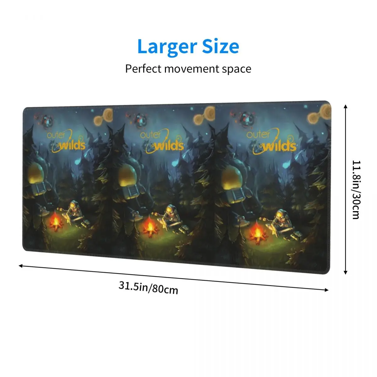 Large Mouse Pad Outer Wilds Camp Gamer PC Laptop Mats Keyboard Carpet Computer Gaming Office Accessories Desk Mat
