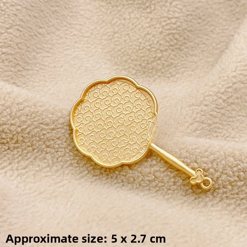 

Набор для изготовления броши своими руками: синий краситель, материалы для украшений в стиле Сон Джи, аксессуары для модных украшений, подставка-основа под золото