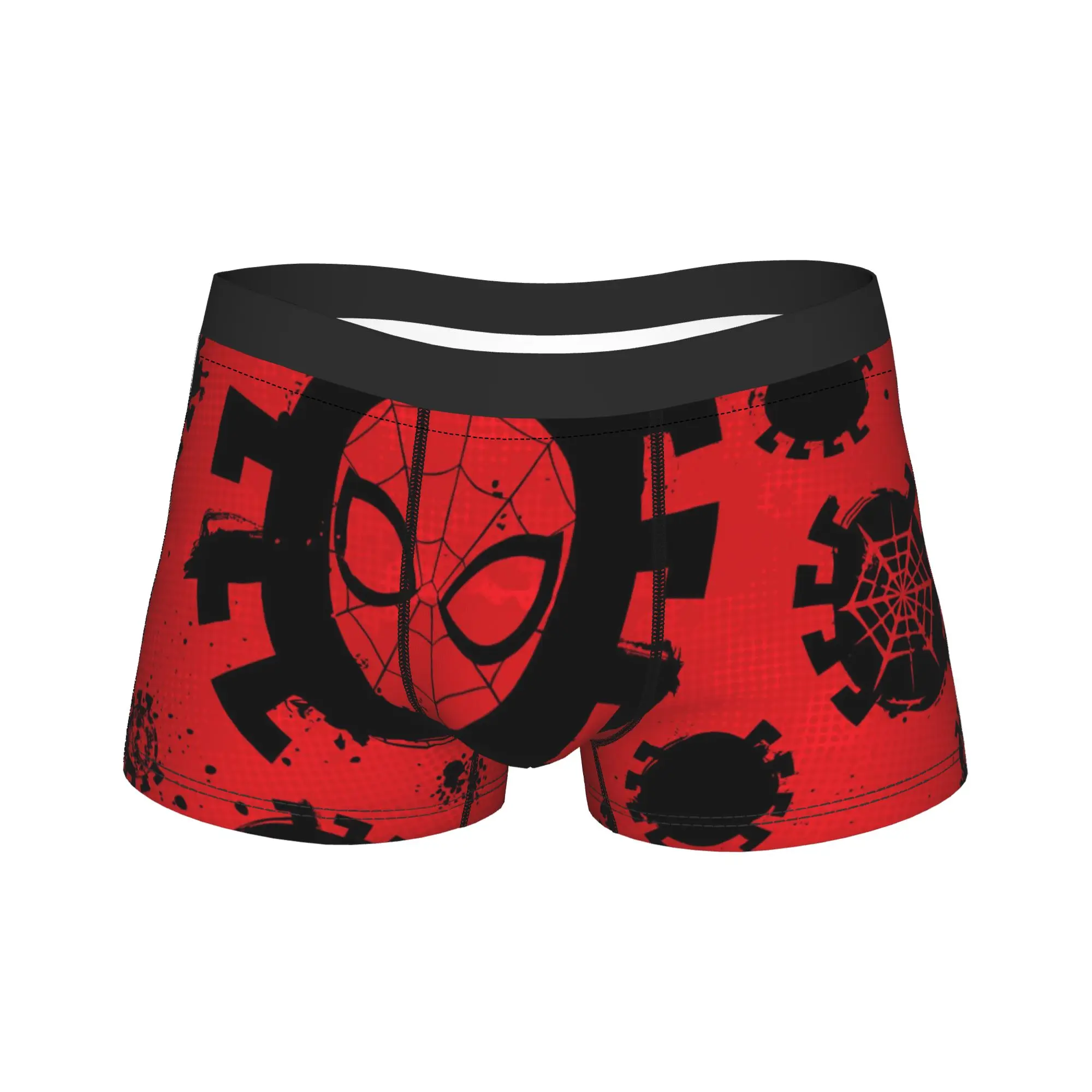 

Spider-Man Conic Graphic Men's Underwear Dinesy Boxer Briefs Shorts Panties Novelty Soft Underpants for Homme Plus Size