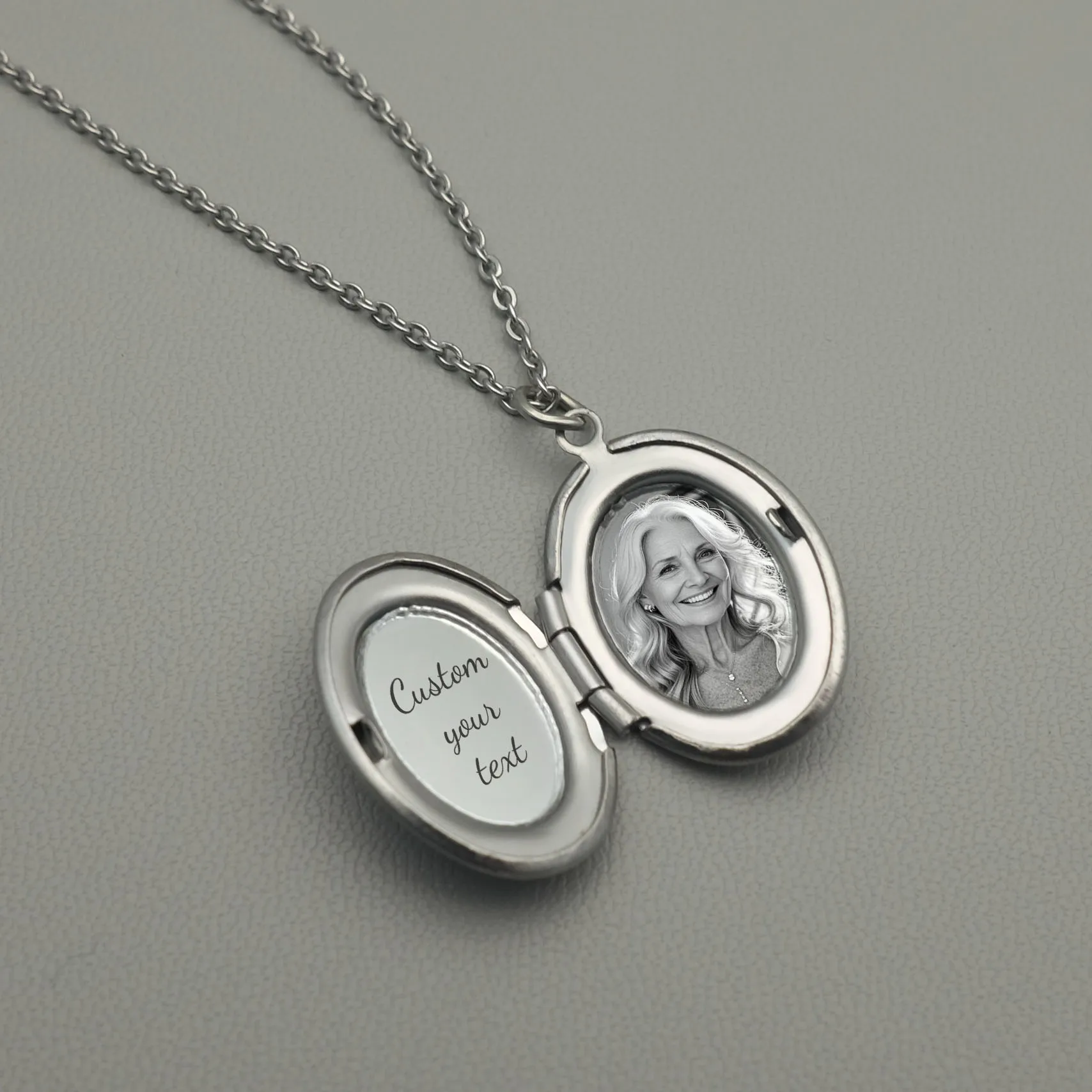 Kalung Liontin Pribadi Kalung Foto Kustom Liontin Foto Baja Tahan Karat Terukir Perhiasan Kalung Liontin Gambar Tahan