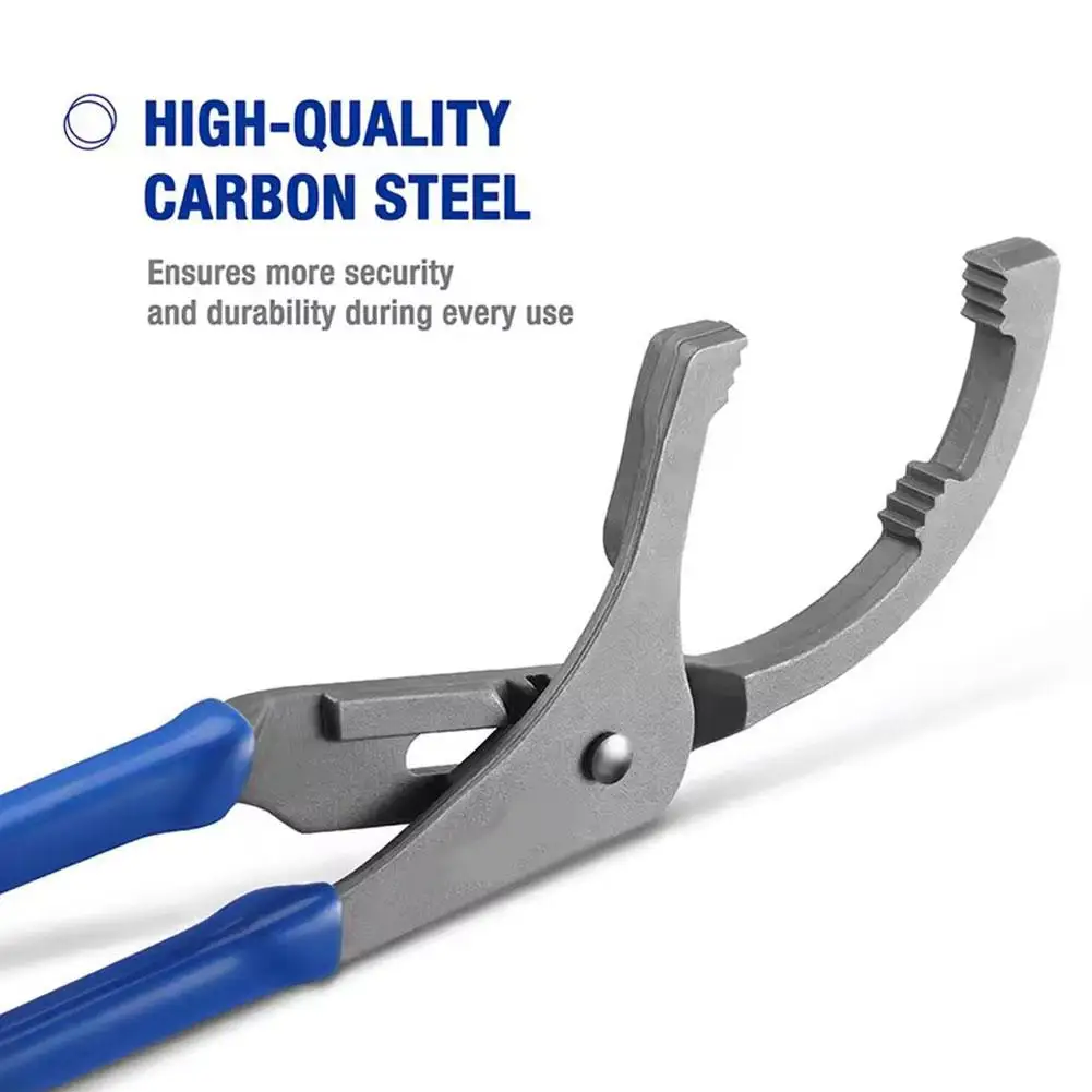 

Adjustable oil filter clamp wrench 9/12 inch steel tool disassembly car maintenance oil maintenance filter manual B0M8