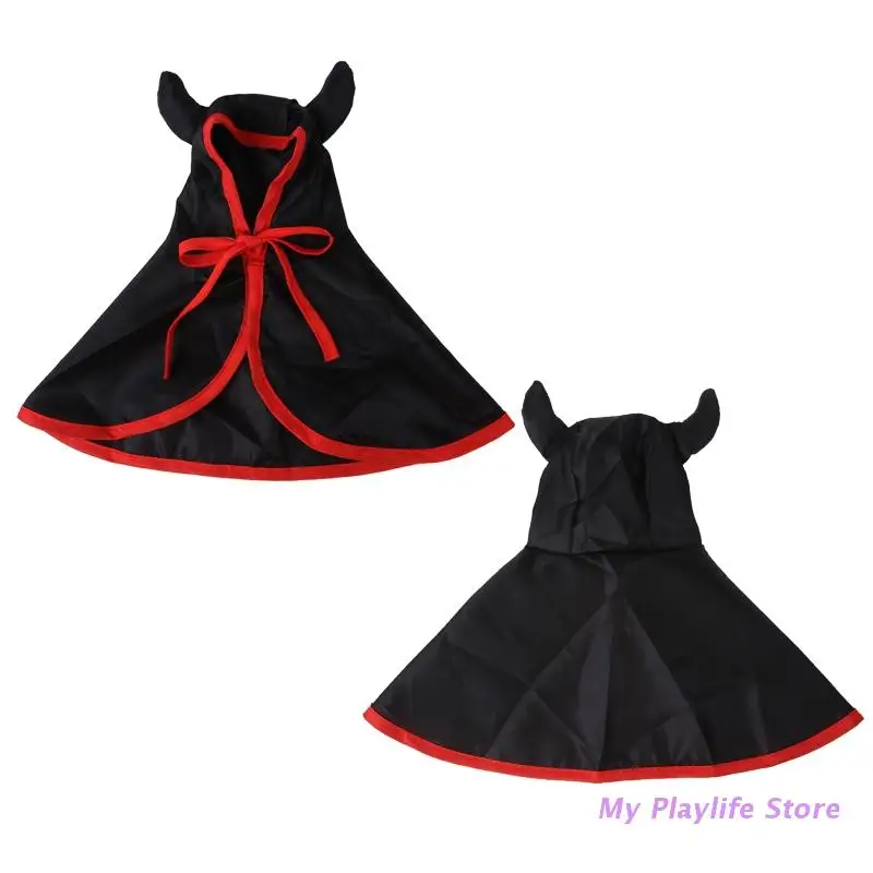 Halloween Pet Costume Funny Vampire Cloth Party Cosplay Dress Cosplay Supplies Black Red Vampire Party Costume Dog Accessories