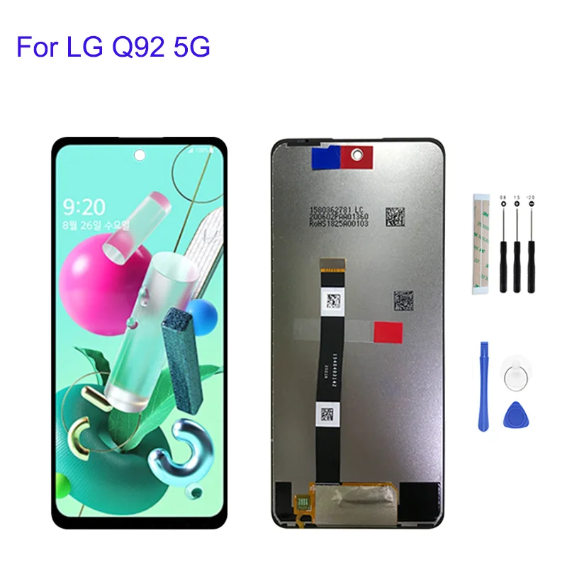 

6.67" For LG Q92 5G LM-Q920N LCD Display Premium Quality Touch Screen Replacement Parts Mobile Phones Free Repair Tools