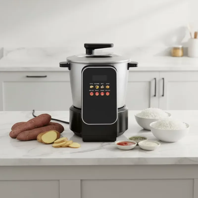 Automatic Dough Making Machine Non-stick Pan Easy To Operate Traditional Food Processor Household Electric Rich