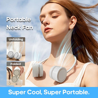 New Hanging Neck Fan Portable Cooling Fan Air Cooler USB Leafless Bladeless Neckband Mini Rechargeable Electric Fans