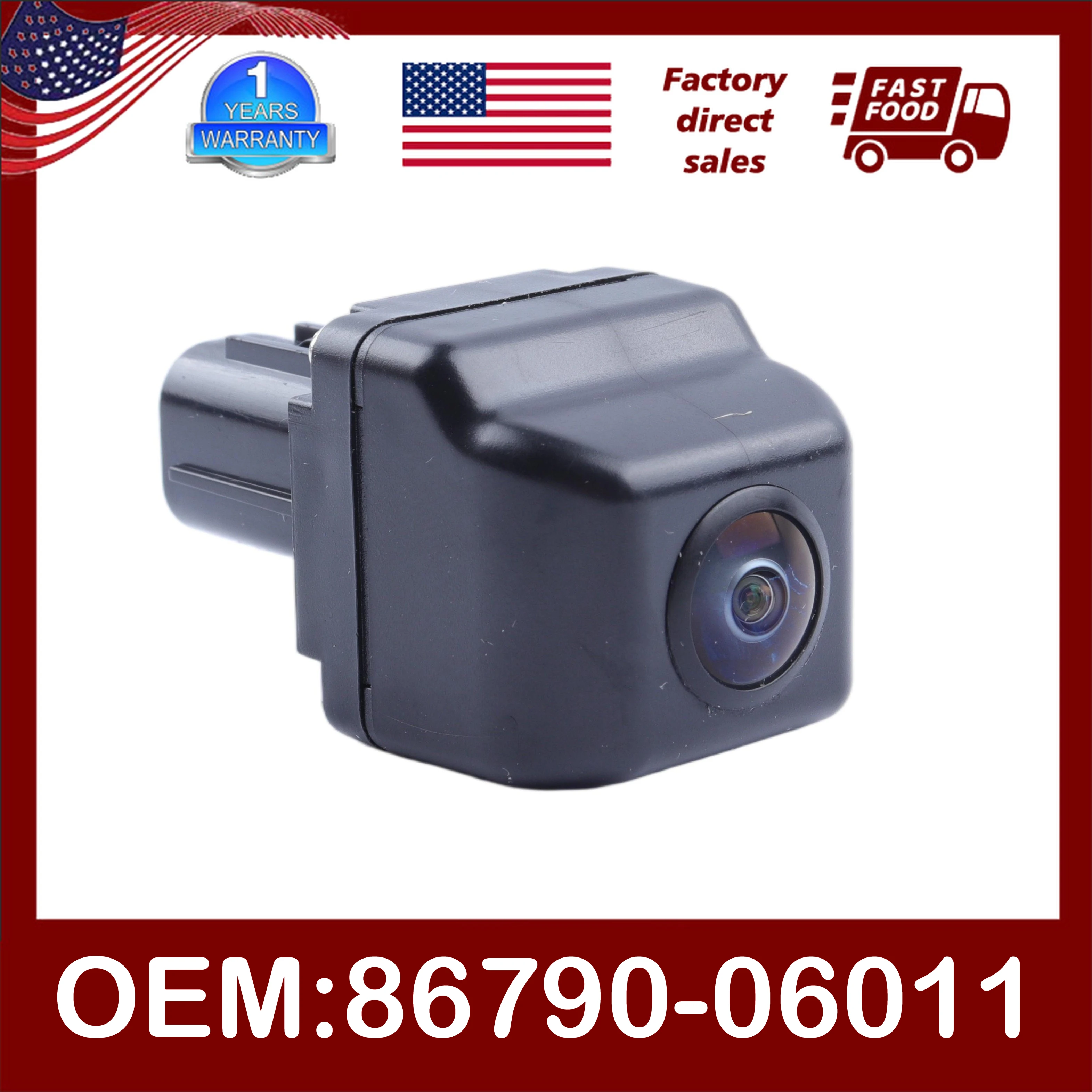 

86790-06011 Rear View Back Up Camera Compatible with Toyota Camry 2006-2015 Assist Reverse Camera 8679006011
