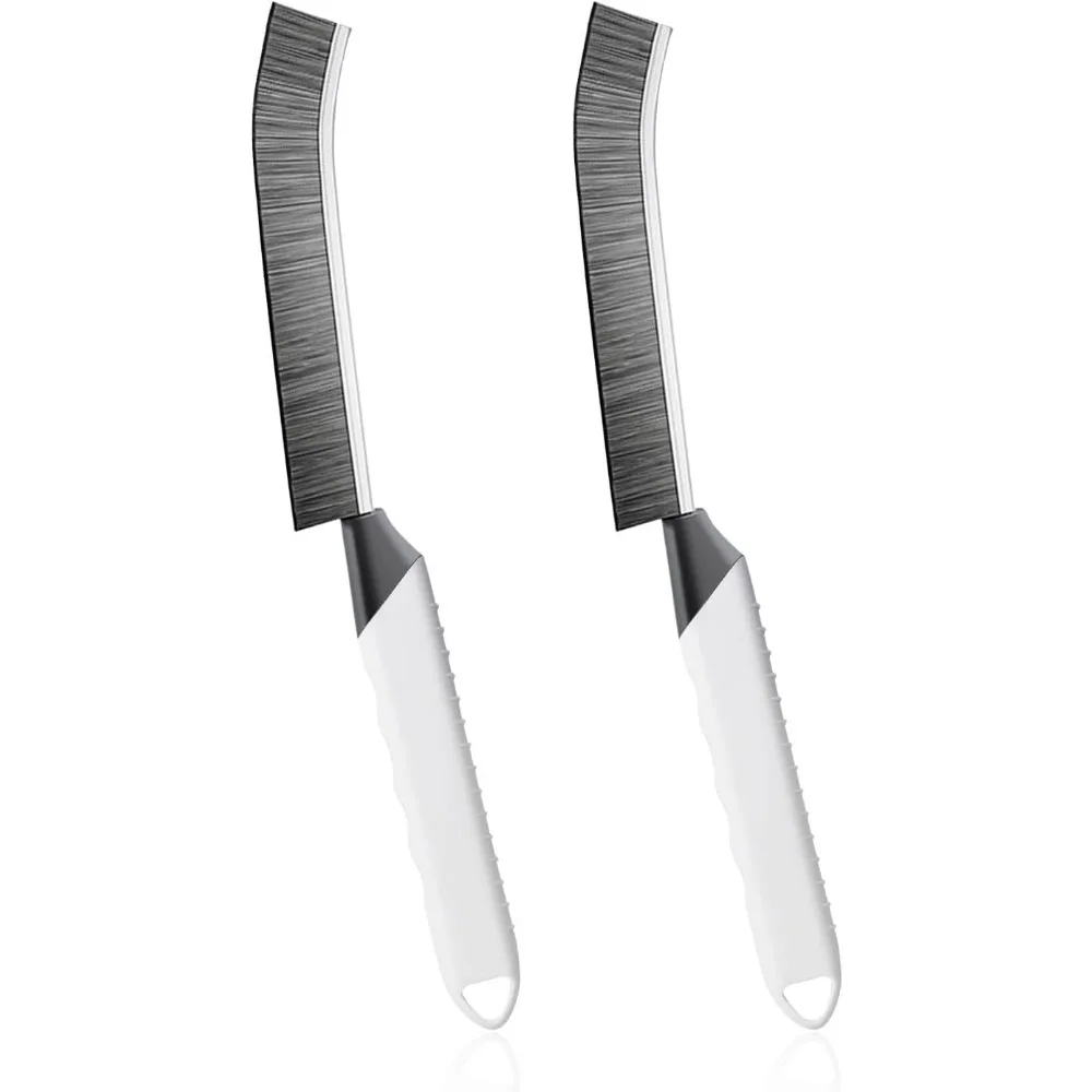 

Household Thin Cleaning Brushes,2pcs Hard Bristle Grout Scrub Brush Tool for Cleaning Tight Spaces in Home Kitchen Bathroom