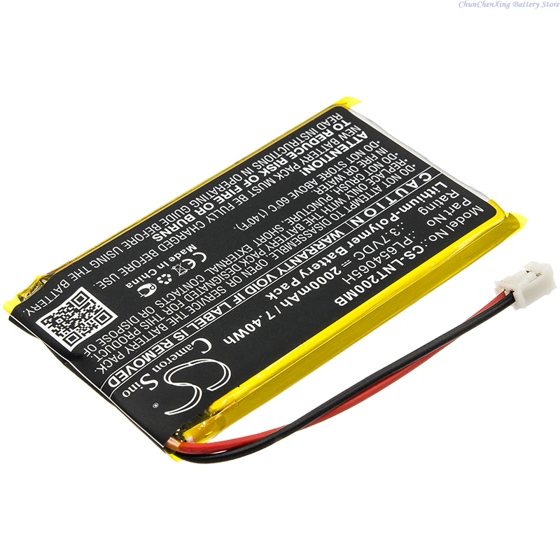 Cameron Sino 3.7V 2000mAh CS-LNT200MB BabyPhone Battery PL654065H for Luvion Prestige Touch 2 +TOOL