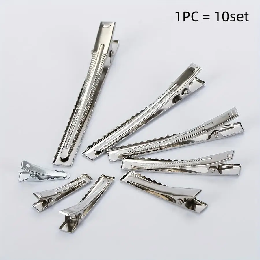 1/5/10/20/50/100pcs Metal Clips, Alligator Clips, Duckbill Clips, Pin Clips for DIY Accessories Love Mini Items Small Gift Item