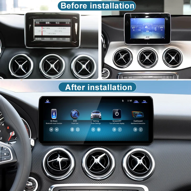 For Mercedes Benz A class W176 GLA-X156 CLA-C117 2013-2019 12.3