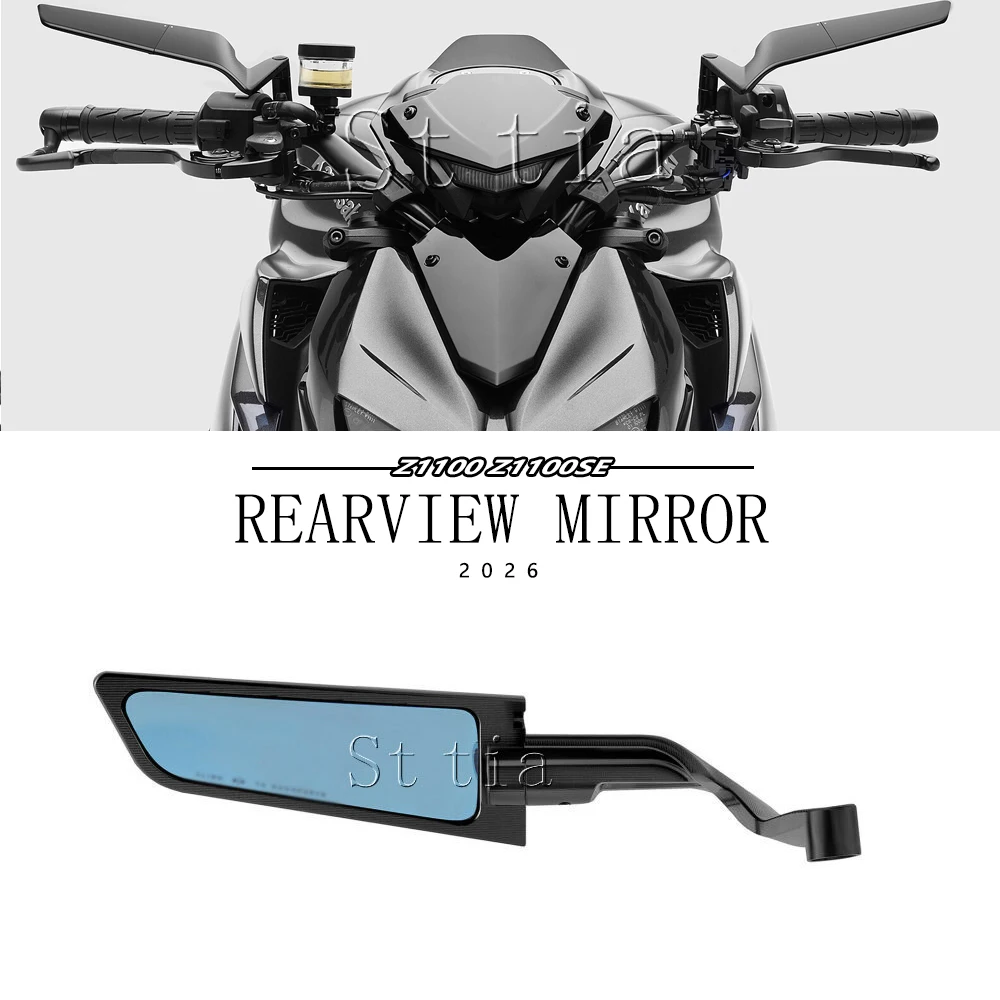Neue Rückspiegel passend für Kawasaki Z1100 Z1100SE Z1100 SE 2025-2026 Motorrad Windflügel-Rückspiegel