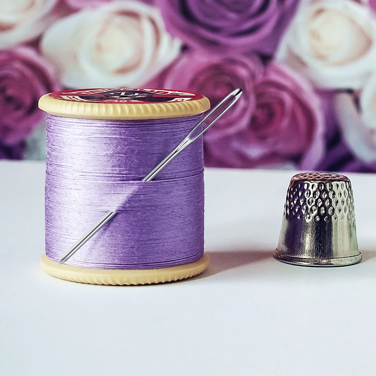 

Sewing Needles Hand Embroidery Golden Tail Large Eye Silver Stitching Hole