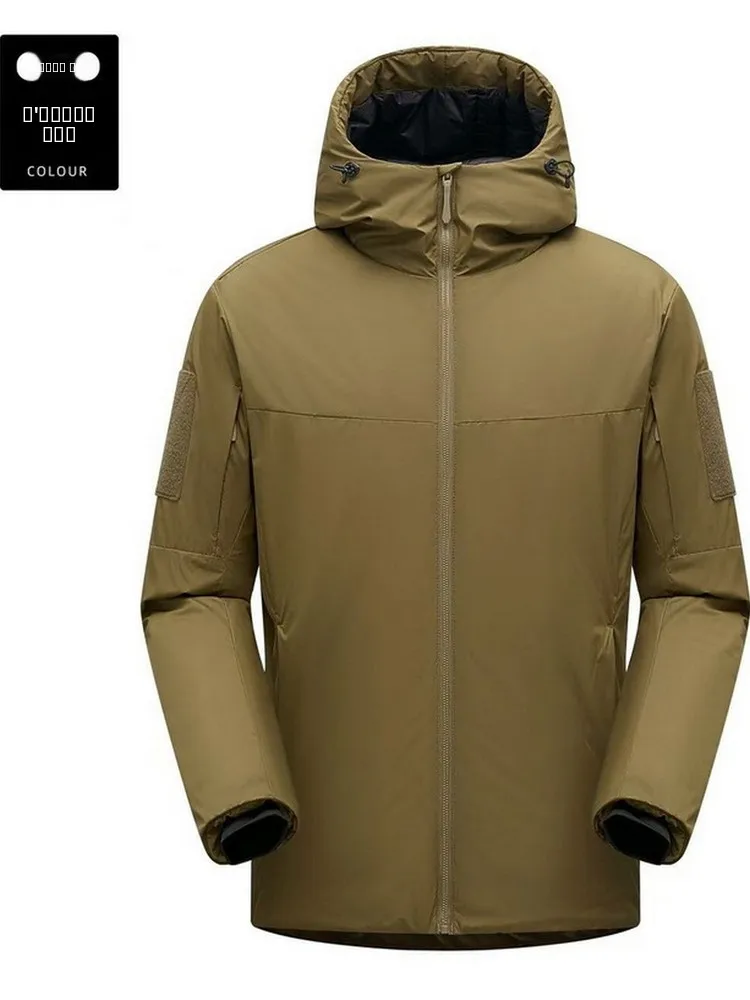 

Новая мужская куртка на осень-зиму: американская, уличная, ветрозащитная, водоотталкивающая, легкая, утепленная хлопком, теплая, с капюшоном, свободного кроя, повседневная