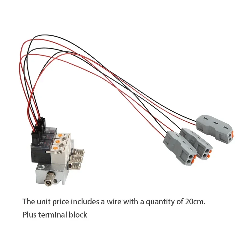 12V 24V 220V miniature Pneumatic Solenoid Valve Combination Positive pressure negative pressure use 2/3 way NC Valves