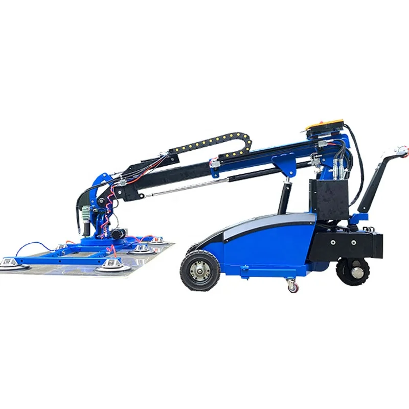 800KG Low Price Electric Mobile Glazing Trolley Small Lifting Equipment Glass Loading Robot CE Certified