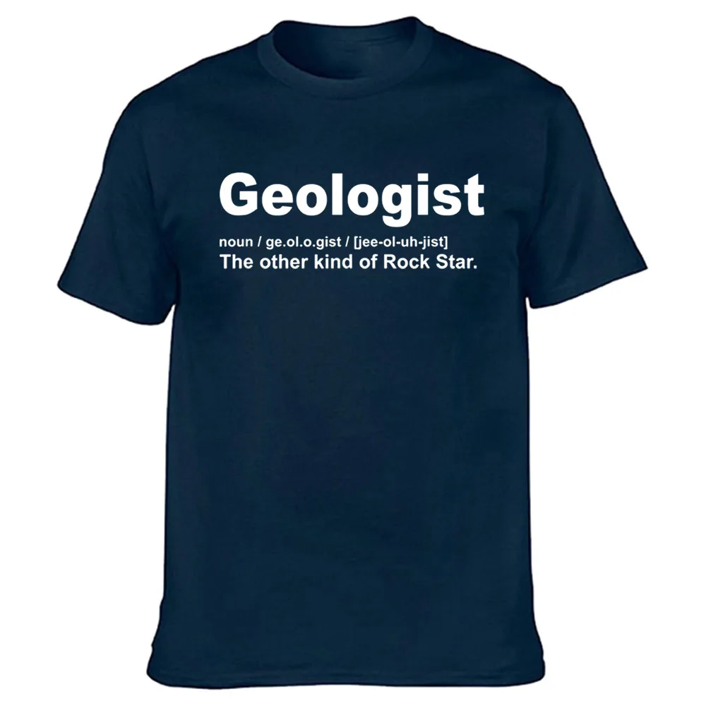 Geologist Definition Funny Geology Gifts T Shirts Graphic Cotton Streetwear Short Sleeve Harajuku  T-shirt Mens