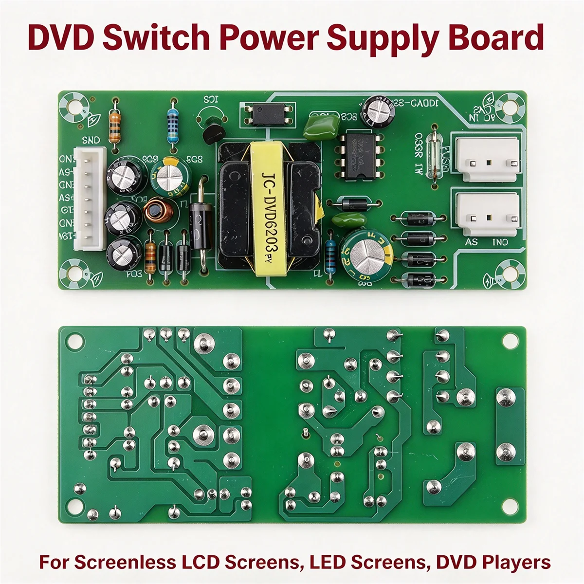 Evd/dvd universal switching power supply board +5v/+12v/-12v universal power supply circuit module