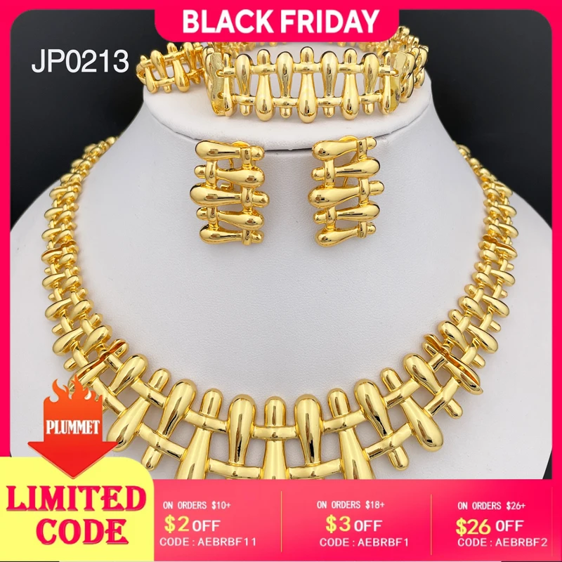 

GZJPEI женское ожерелье, серьги, браслет, кольцо, комплект ювелирных изделий, роскошный дизайн, Дубай, 18-каратное позолоченное свадебное украшение, подарок