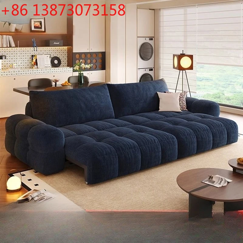 

Электрический тканевый диван, современная маленькая квартира, гостиная, зефир, облако, синель, слойный диван