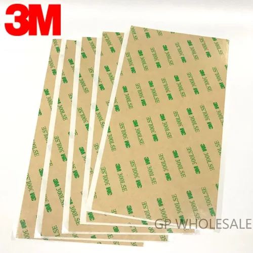 Imagen 1 del producto Hoja adhesiva superfuerte de doble cara, pegamento resistente, tamaño 4 ""x 8"", 3M, 9495LE, 300LSE, Utilidad de 20 piezas