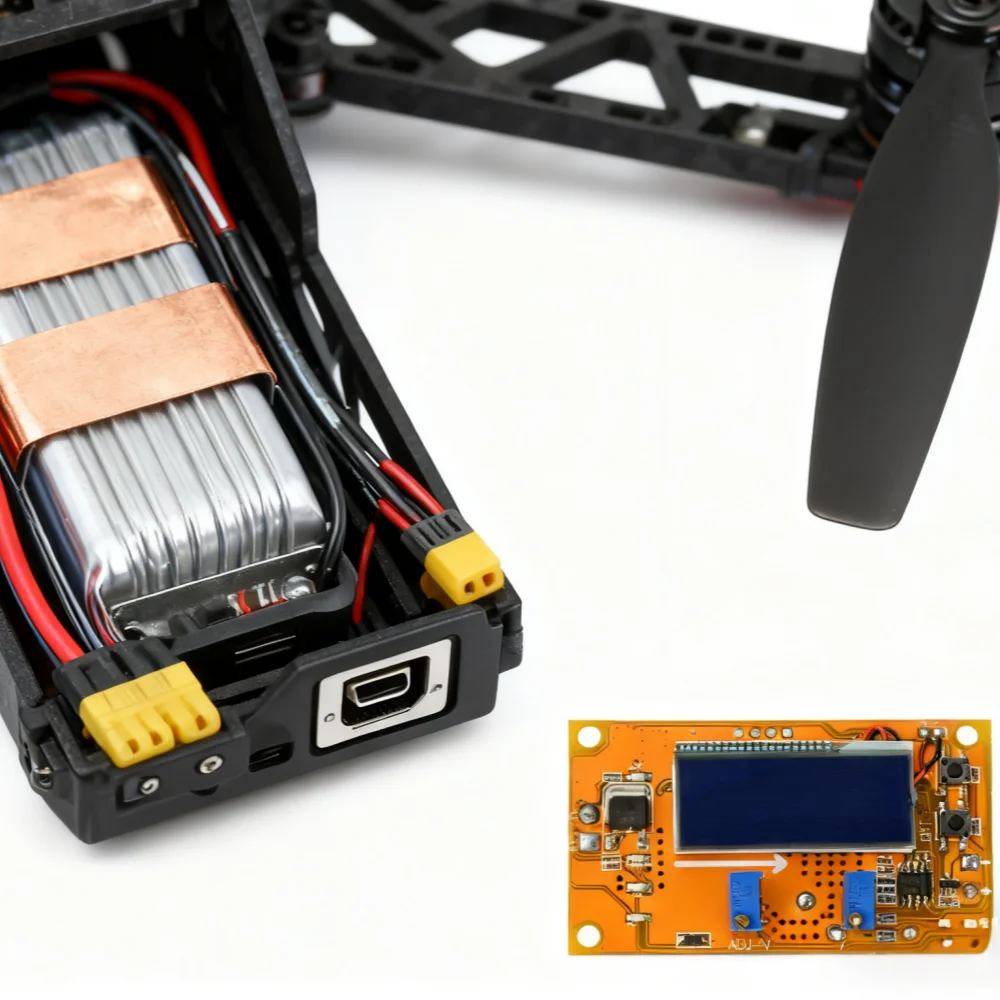 DC-DC Buck Power Module 8V-36V to 1.25V-32V Adjustable Voltage Converter with LCD Screen Constant Current Constant Voltage