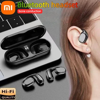 Xiaomi หูฟังไร้สายใหม่ OWS Bluetooth 5.3 Bone Conduction แขวนหูหูฟังกีฬาเหมาะสําหรับ Android IOS