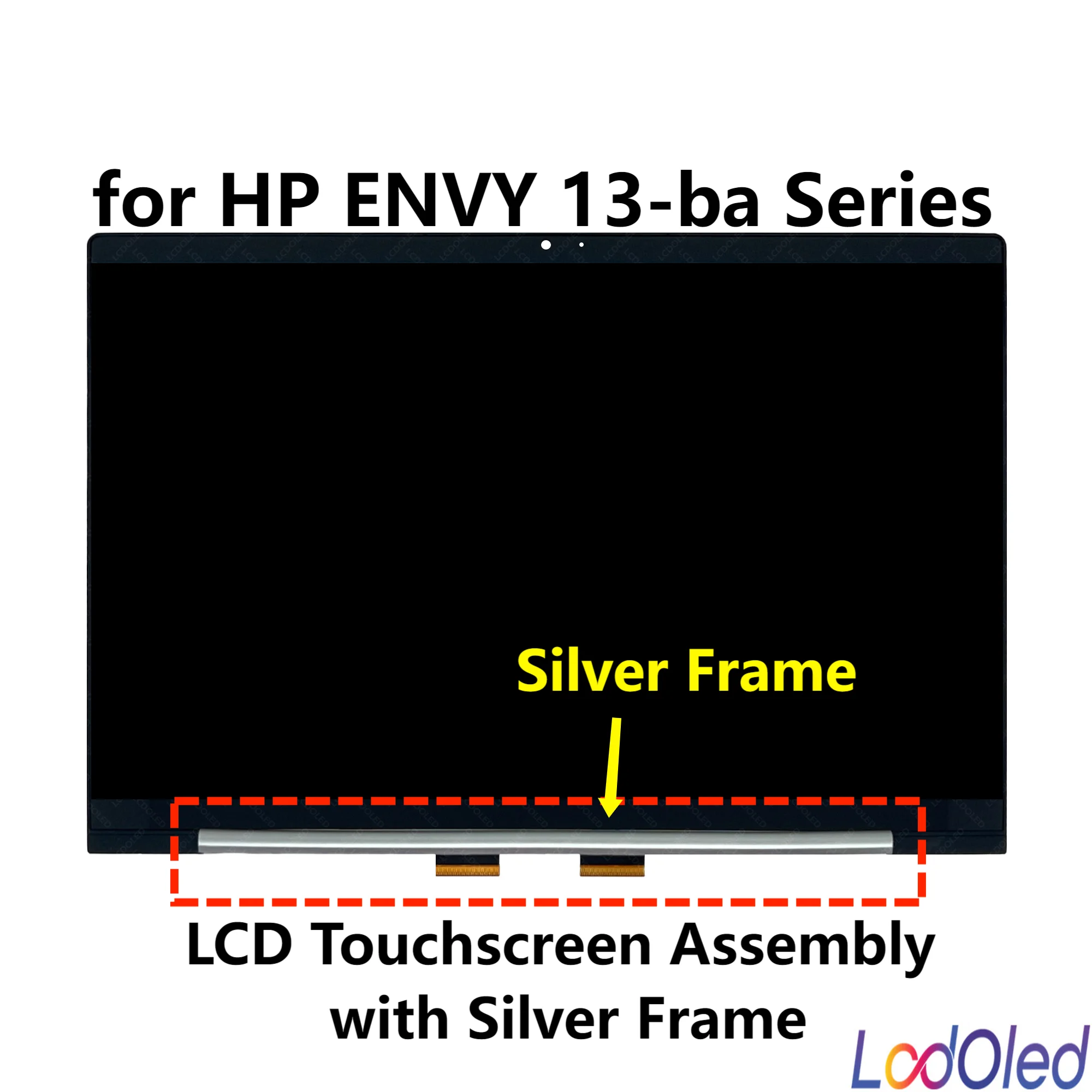 Imagem -01 - For For para hp Envy 13-ba0003tu 13-ba1006tu 13-ba1008tu Ips Fhd Lcd Display Toque de Vidro Digitador Assembléia 100 Srgb 1920x1080 13.3