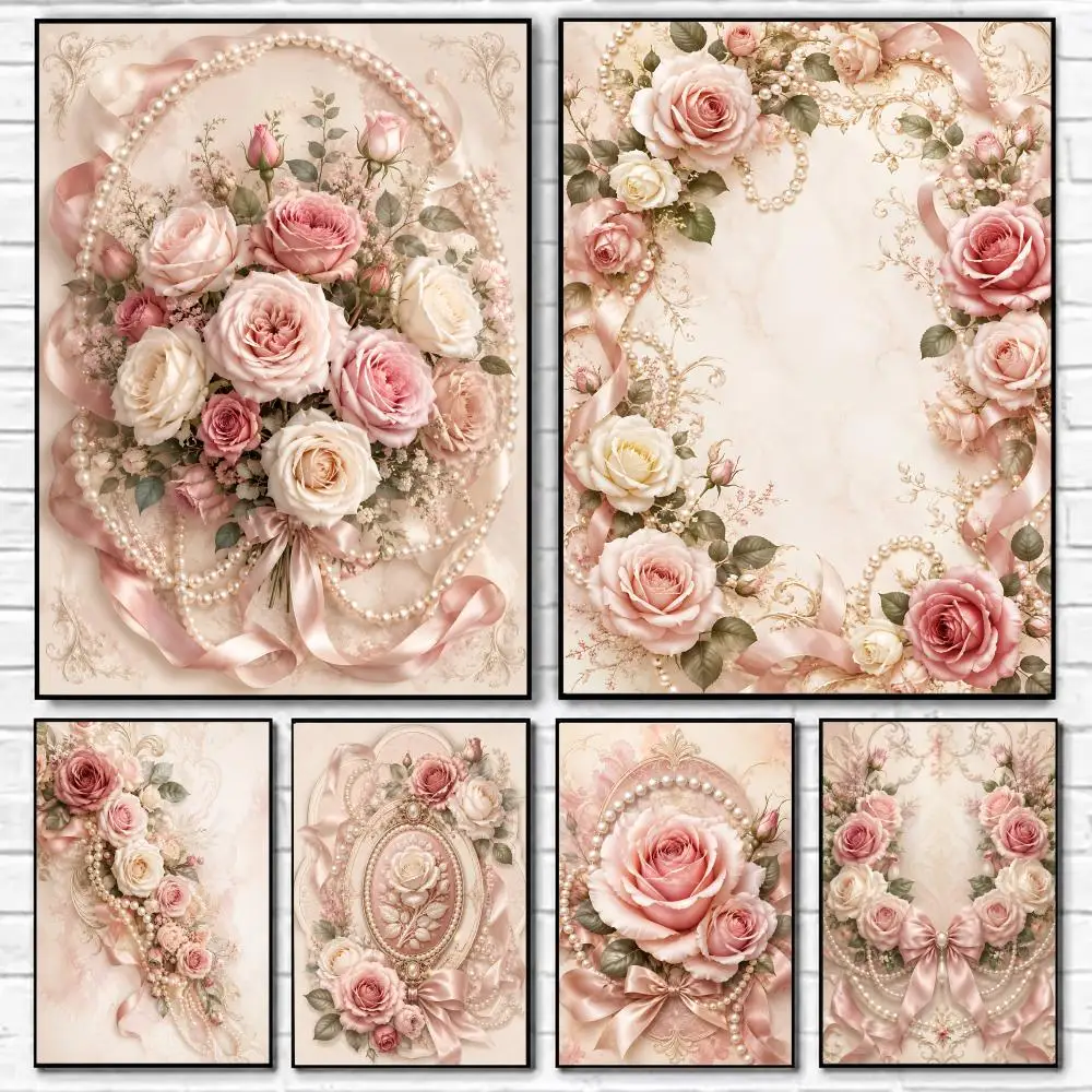 Pearl And Rose Poster Poster Anime Movie Music Wall Art Posters Room Decor for Bedroom Interior Decoration