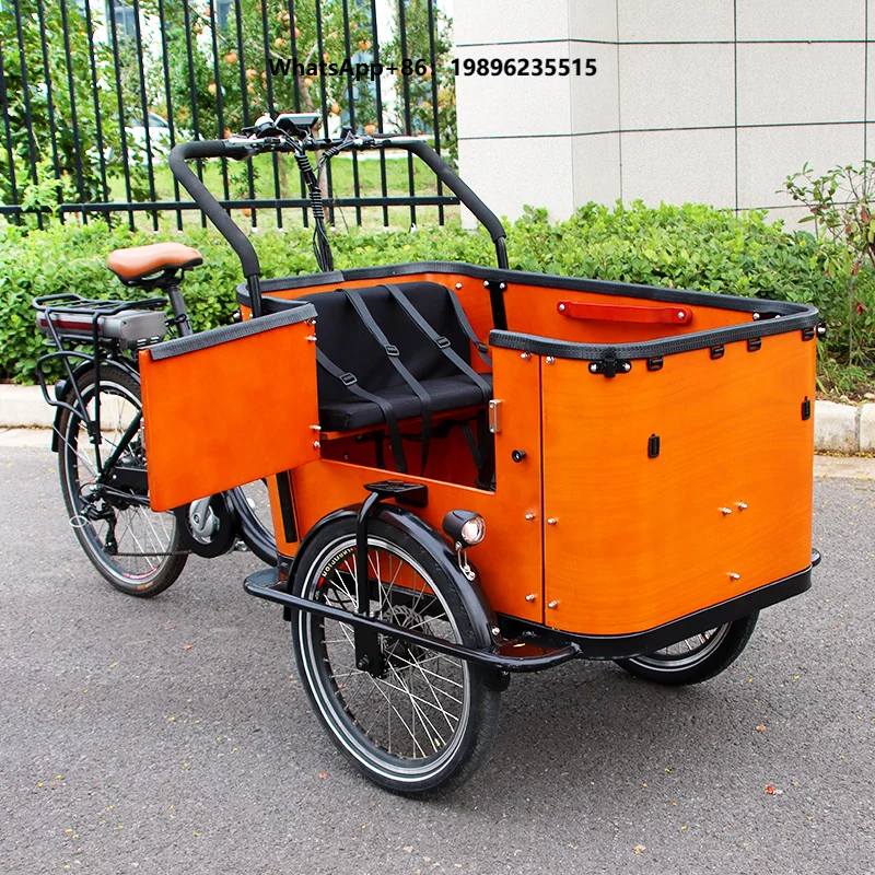 Best Selling Electric Cargo Bike Dutch 3 Wheel Bicycle With Front-Load Cargo/passenger Tricycle Pet & Child Safe Design