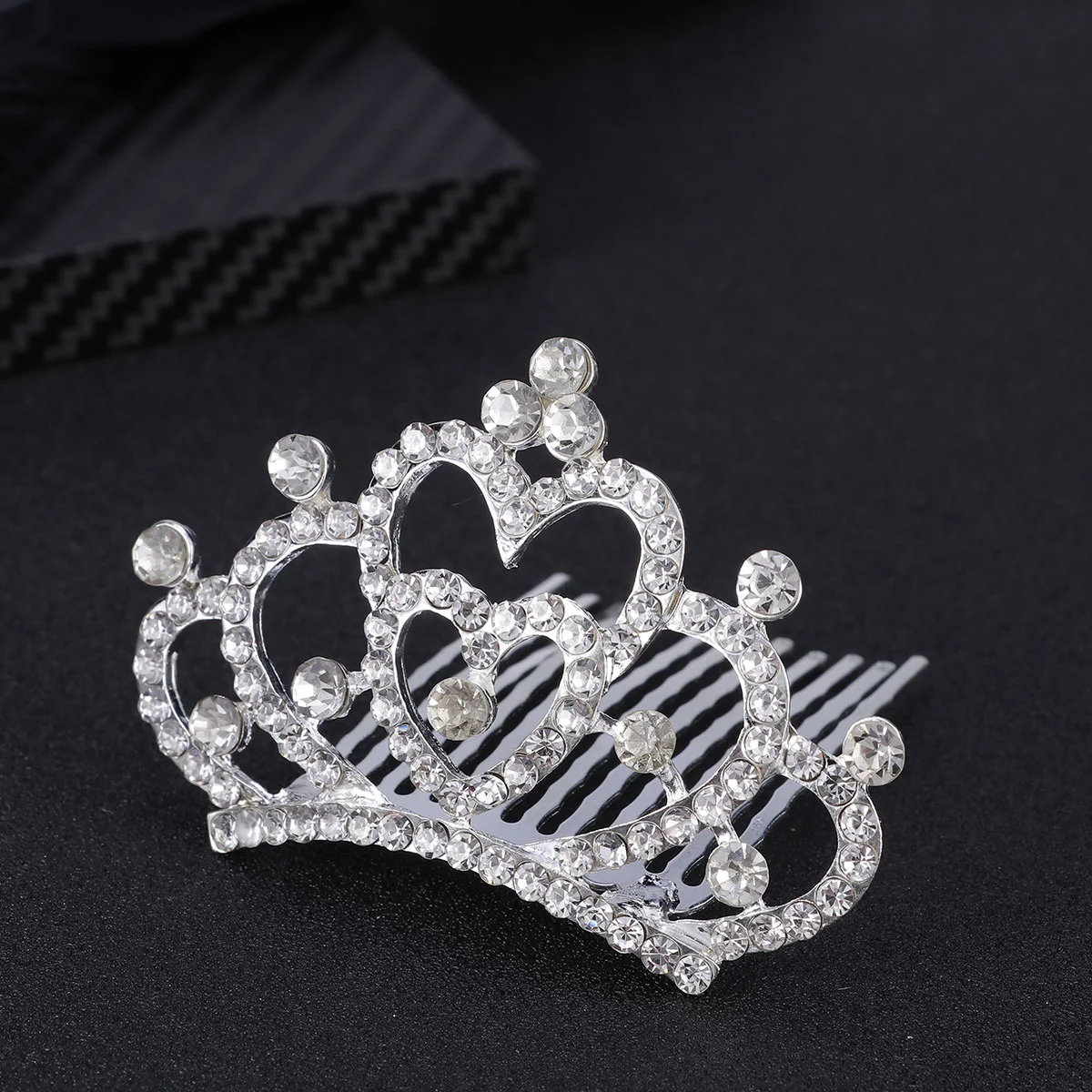 

Girls Party Hair Accessory Kids Crown Comb Popularity of Headpieces Decoration Crystal Headdress Elegant Design