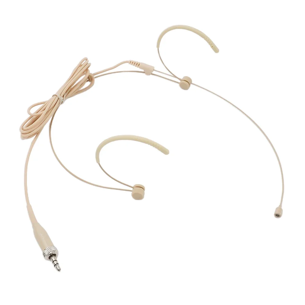 Headband Head Wearing Unidirectional Microphone Earhook Headset Mic Headworn Microphone Replacement Professional Audio Access