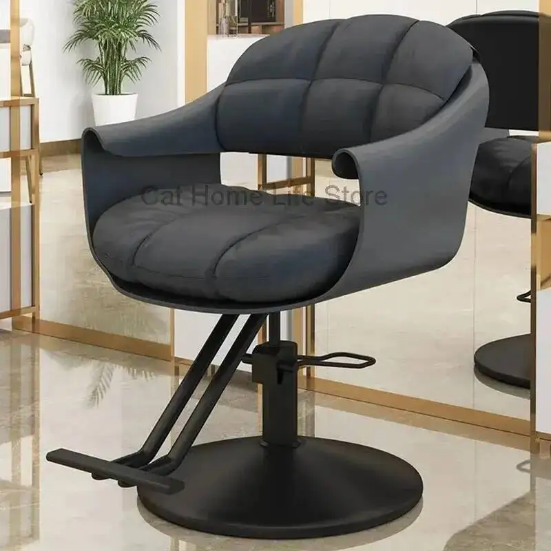 

Saloon Promotion Armchairs Chair Barber Professional Machines Wheel Swivel Vanity Chairs Nail Salon Eyelash Luxury Makeup Tilted