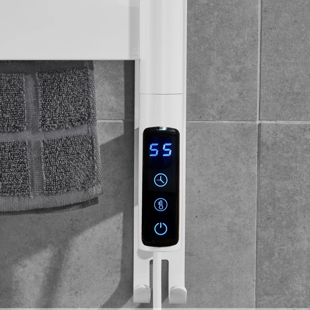 Touch Screen Digital Display Thermostat Switch Temperature Controller Timer With Sensor For Electric Towel Heating Rack Radiator