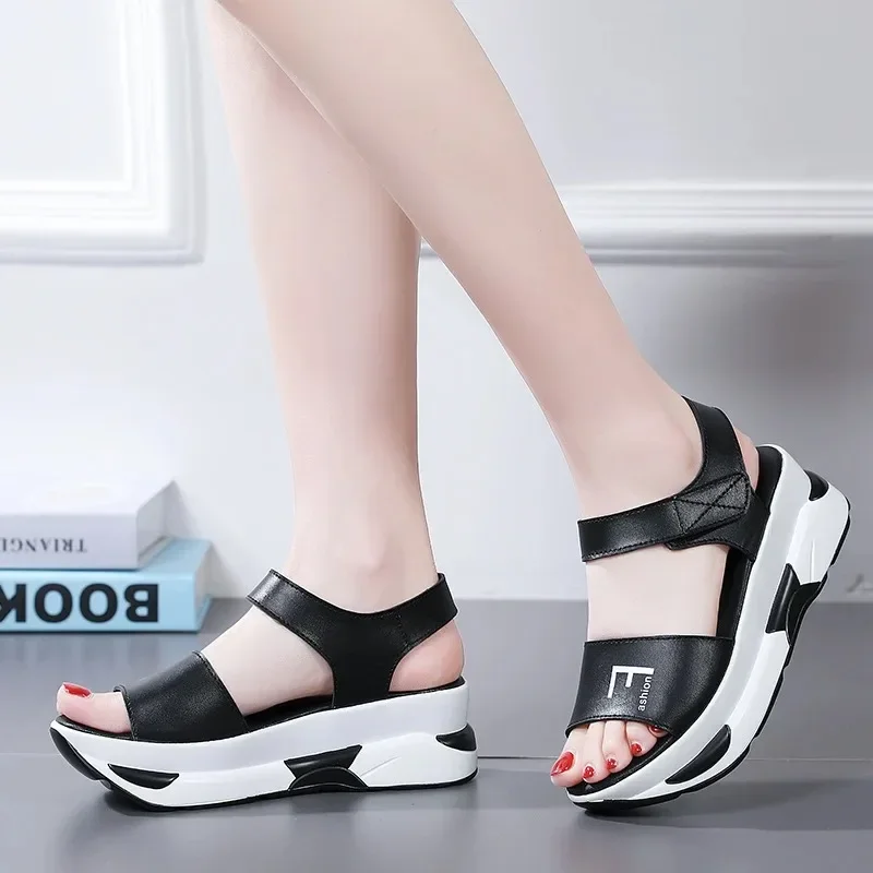 Shoes for Women Sandals Fashion Women Shoes Casual Heighten Comfortable Breathable Walking Sneakers Platform Ladies Shoes