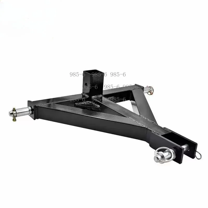 Three-point tractor trailer connector, square tube fitting designed for agricultural machinery trailers
