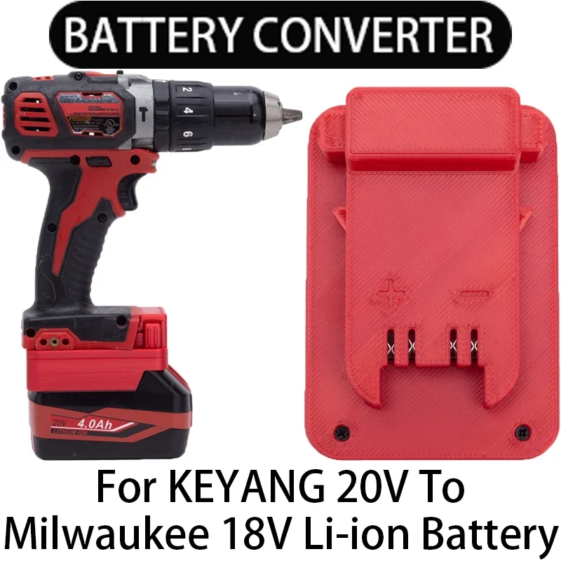 

Adapter for Milwaukee 18V Li-Ion Tools Converts To Keyang 20V Li-Ion Battery Adapter Power Tool Accessories