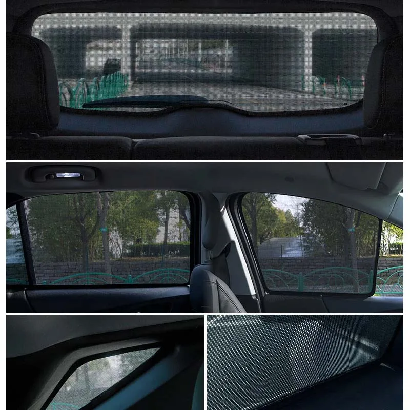 For Toyota Prius 30 20 50 Magnetic Car Sun shade Mesh Sunshade Side Window Sun Visor Insulation For Toyota Prius V C Alpha