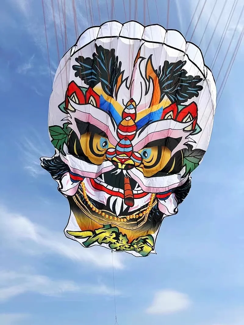 Gratis verzending leeuw vliegers Chinese traditionele vliegers vliegende opblaasbare vliegers string lijn speelgoed sport ultra grote kite pilot kite