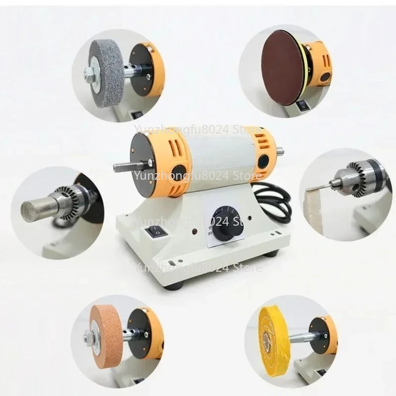 

Machine Electric Grinding Tool Small Multifunctional Table Grinder Jade Honey Wax Woodworking Cutting Carving Polishing