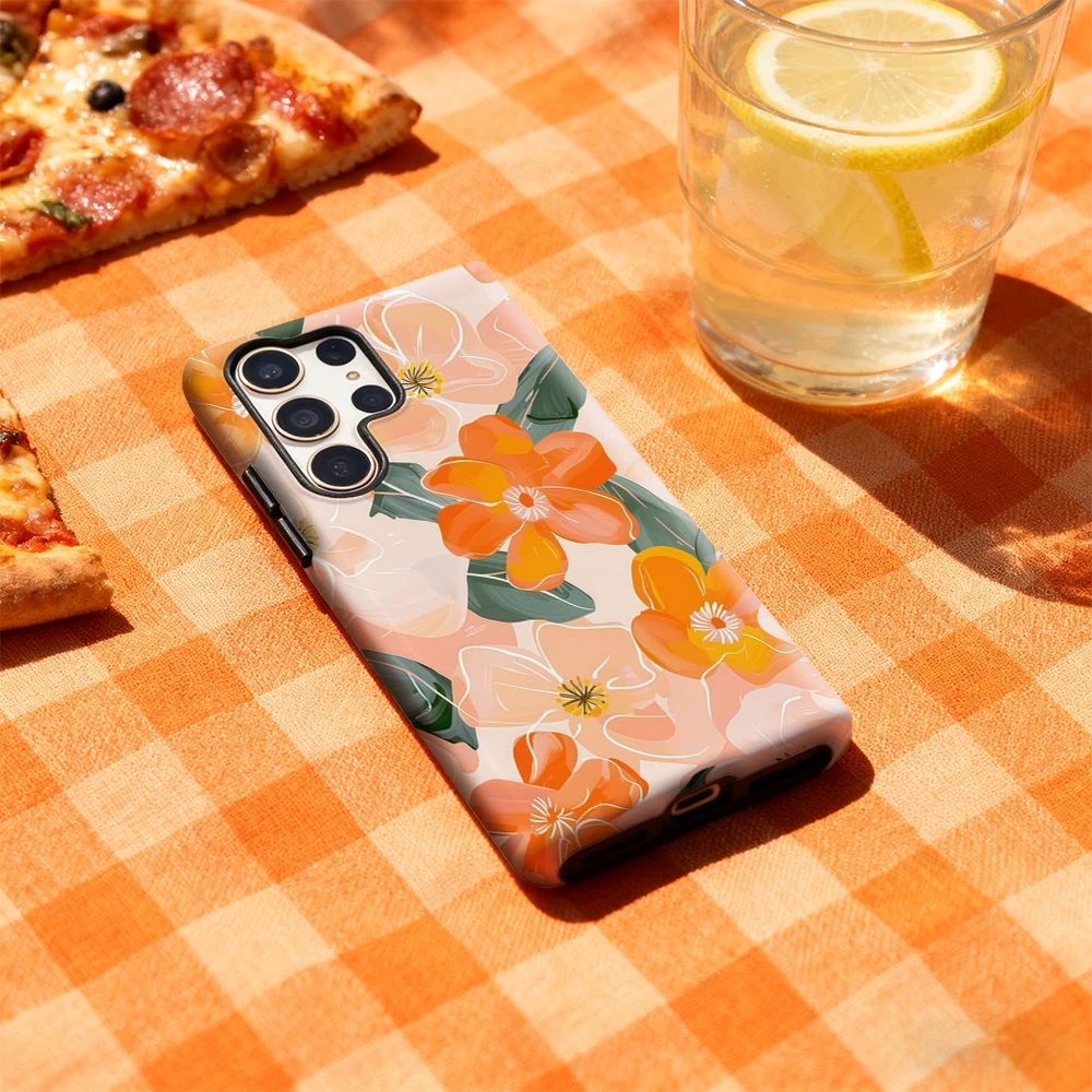 Capa de telefone mágica com redemoinho de arco-íris para Samsung Galaxy S25 Ultra S24 S23 Ultra Plus Capa traseira brilhante de camada dupla