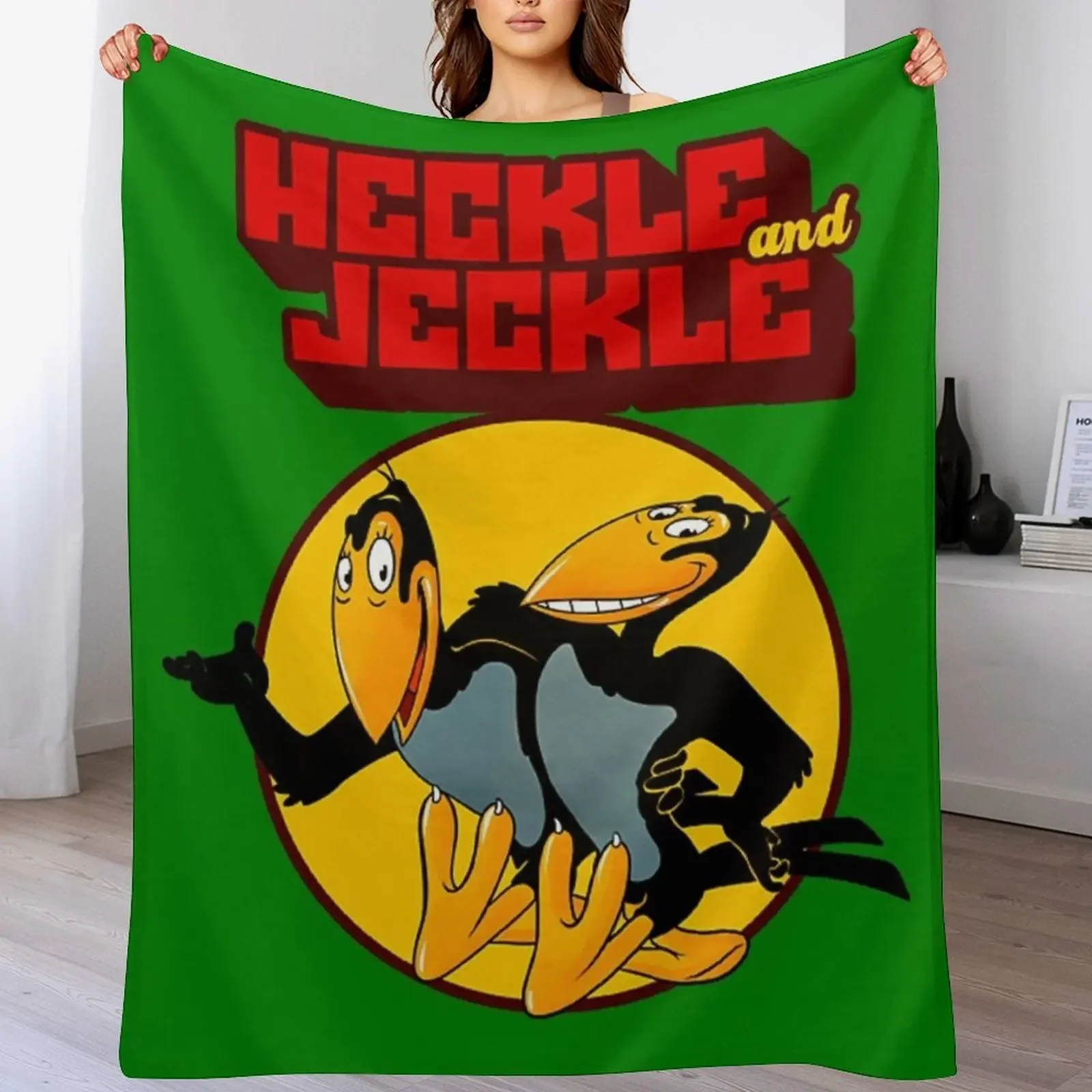 

Heckle and Jeckle Throw Blanket Nap Luxury Brand Tourist Plush Blankets