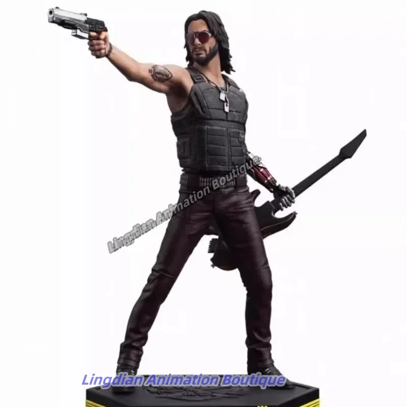 In Stock Dark Horse Cyberpunk 2077 Johnny Silverhand Keanu Reeves Figure Peripheral Toy Collection Gift