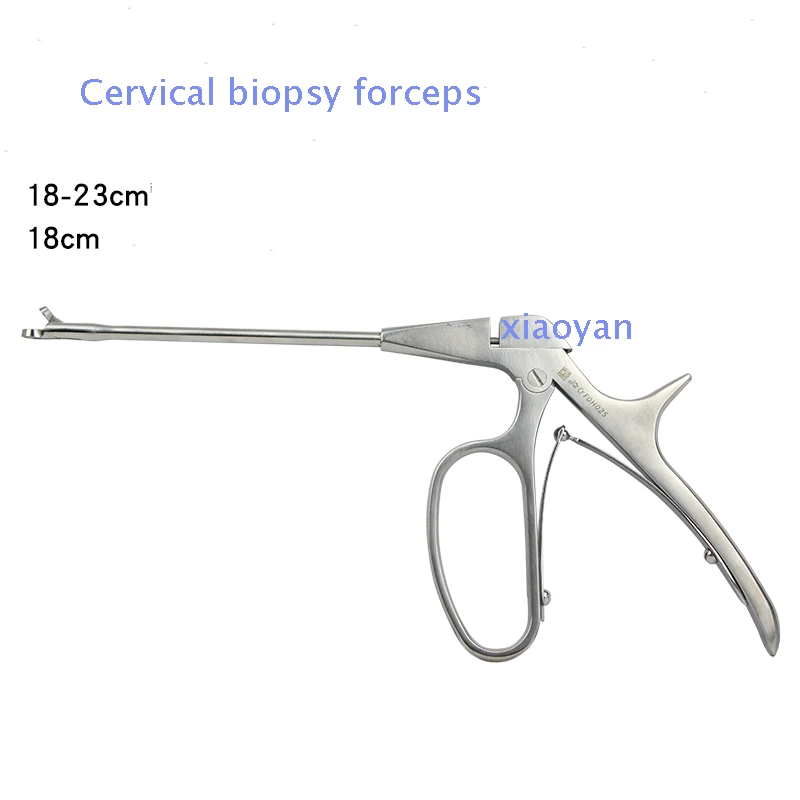 Cervical stainless steel biopsy forceps round head long round head biopsy forceps gynecological instruments