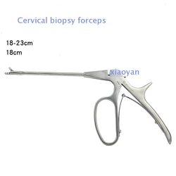 Cervical stainless steel biopsy forceps round head long round head biopsy forceps gynecological instruments